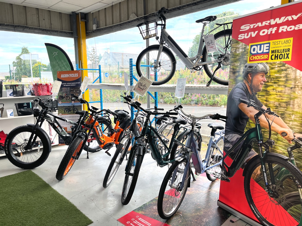 Vélos électriques Starway et Atala